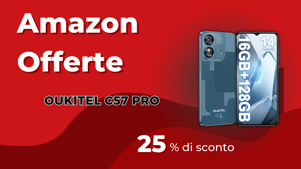 OUKITEL C57 Pro Smartphone Android 14 - Risparmia 30€ Oggi!