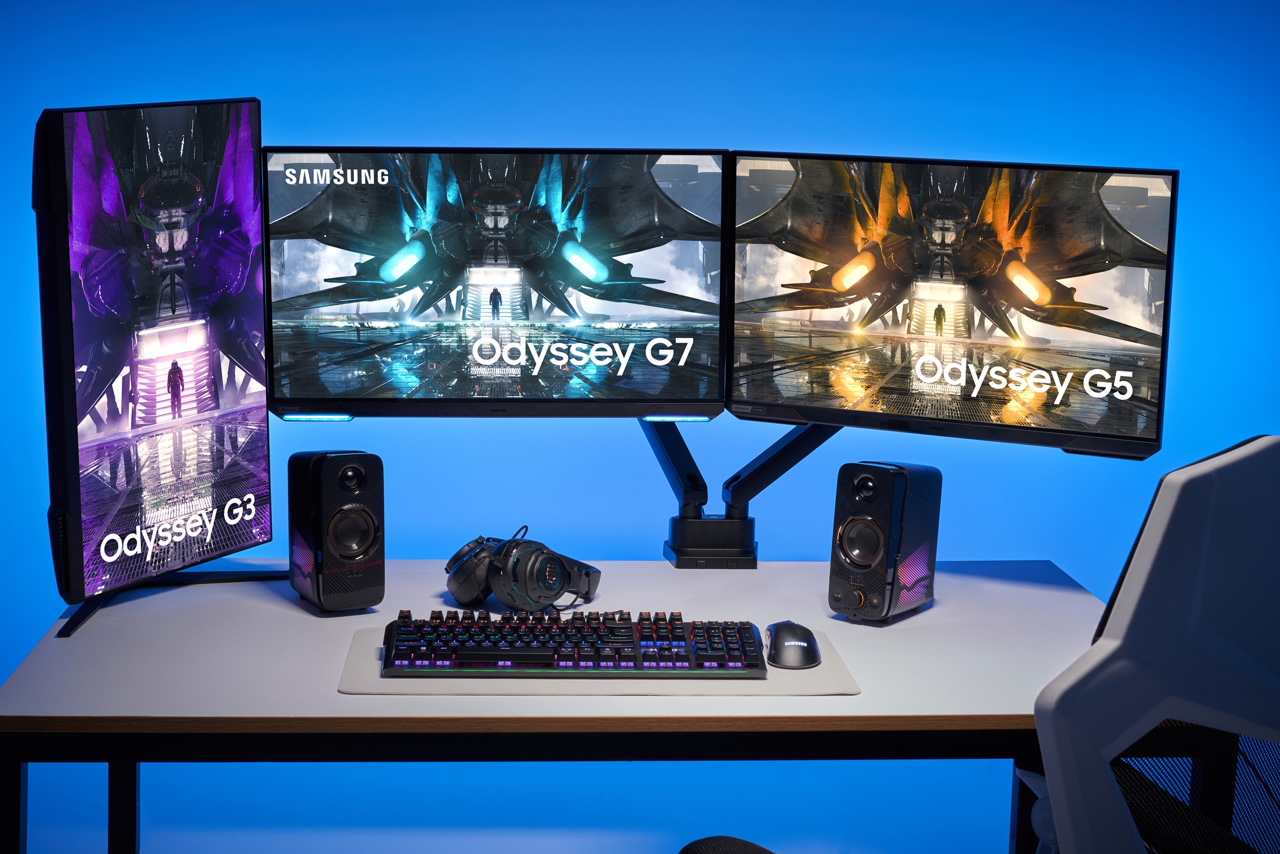 Samsung annuncia i monitor da gioco Odyssey G7, Odyssey G5 e Odyssey G3 (2021)