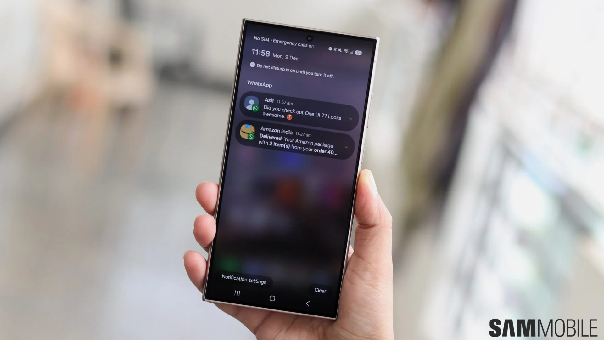 Gli utenti di smartphone Samsung potranno filtrare le notifiche in One UI 7.0