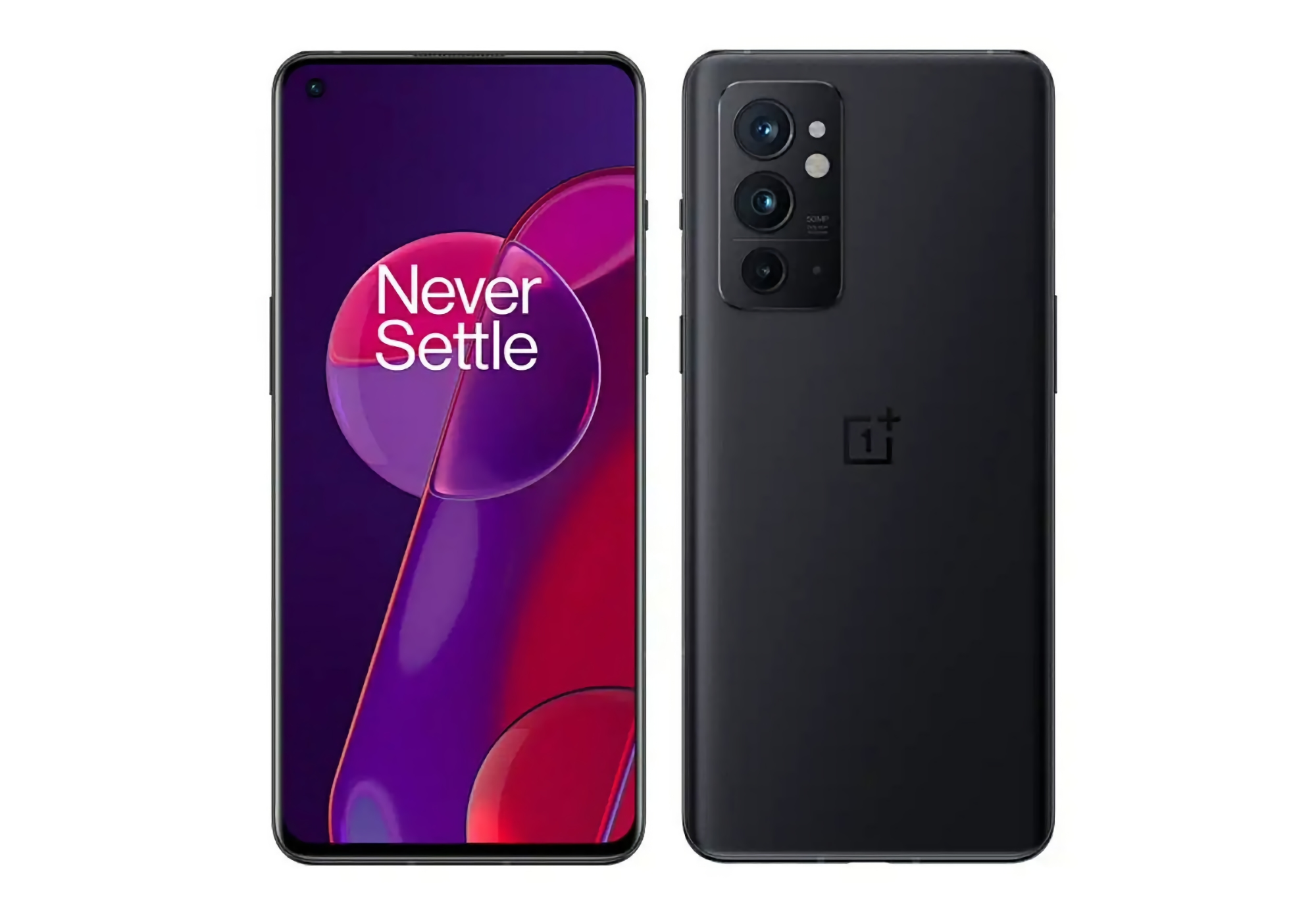 OnePlus 9RT in Hacker Black coloration appeared on quality press renders