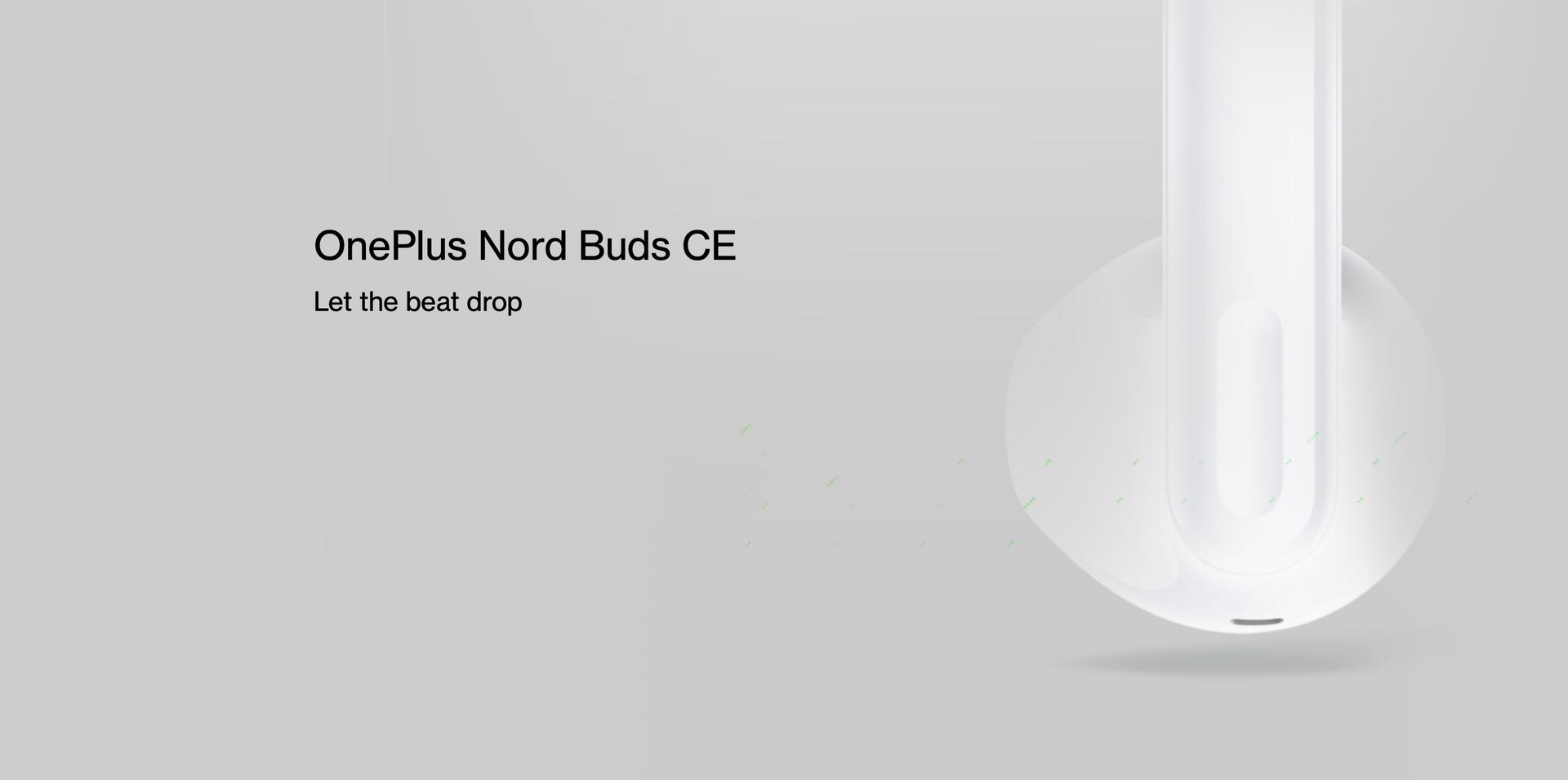 Avant l'annonce : OnePlus dévoile les écouteurs Nord Buds CE TWS