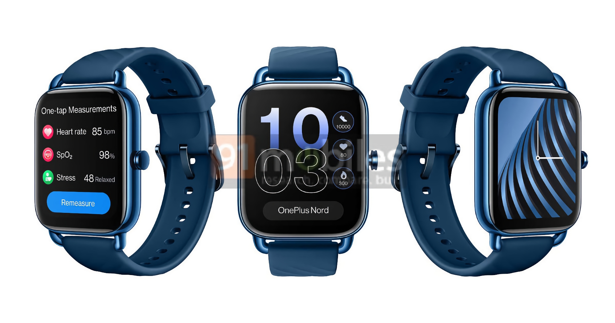 El OnePlus Nord Watch aparece en nuevos renders: smartwatch con pantalla AMOLED, Bluetooth 5.2 y batería de hasta 10 días