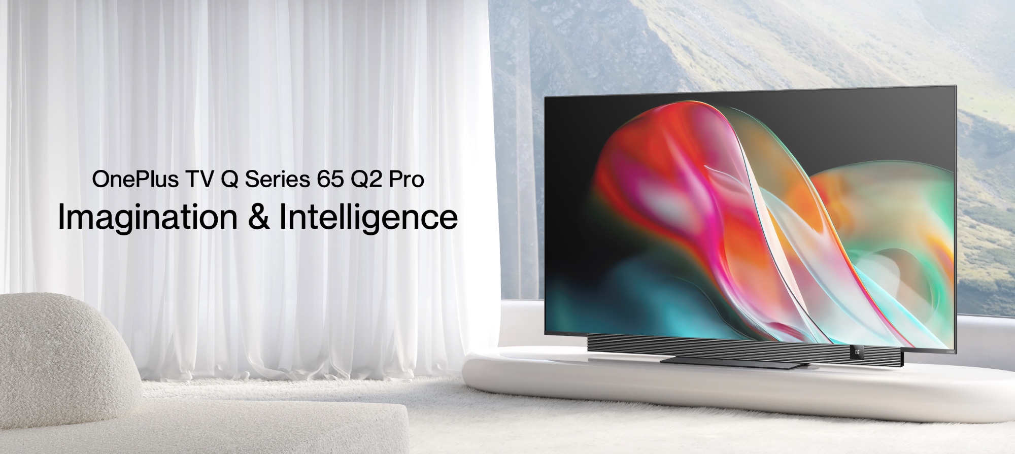OnePlus TV 65 Q2 Pro : écran QLED 4K à 120 Hz, haut-parleurs 70W, prise en charge de Dolby Vision et Android TV pour 1209 $.