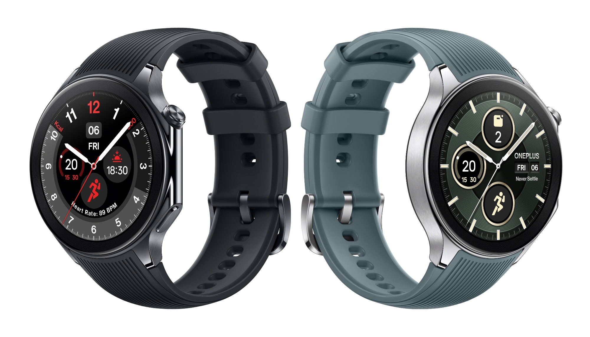 OnePlus Watch 2 appeared in new high-quality images in two colours