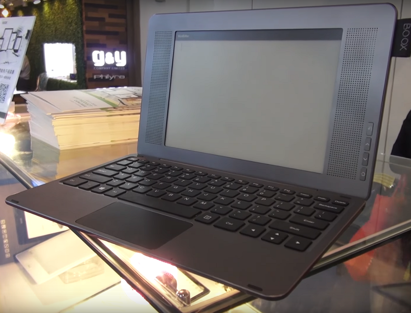 Представлена гибридная электронная книга с подключаемой клавиатурой Onyx Boox Typewriter