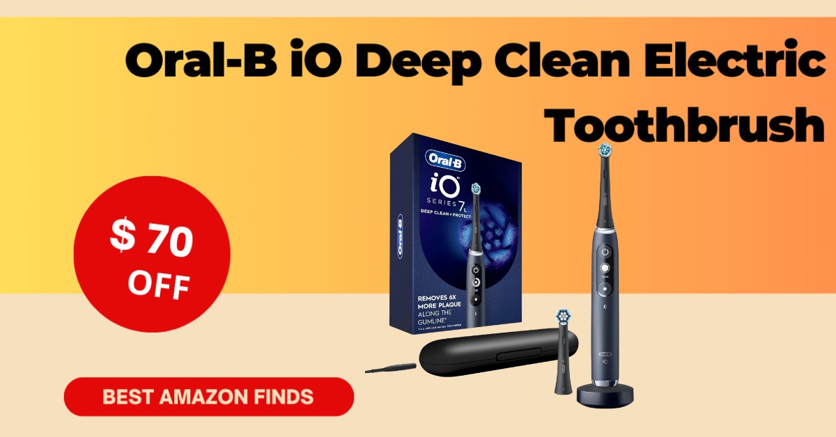 Oral-B iO Deep Clean Electric Toothbrush - Limited $70 Off!