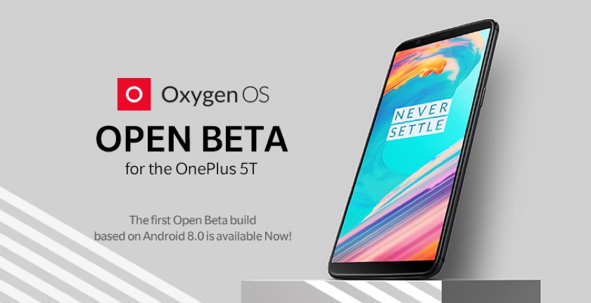 The first open beta of Android Oreo for OnePlus 5T was released