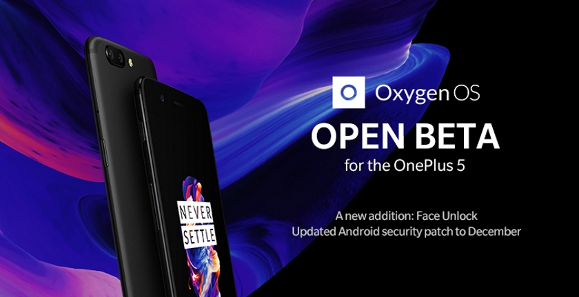 In OxygenOS Open Beta 3 added a face scanner for OnePlus 5