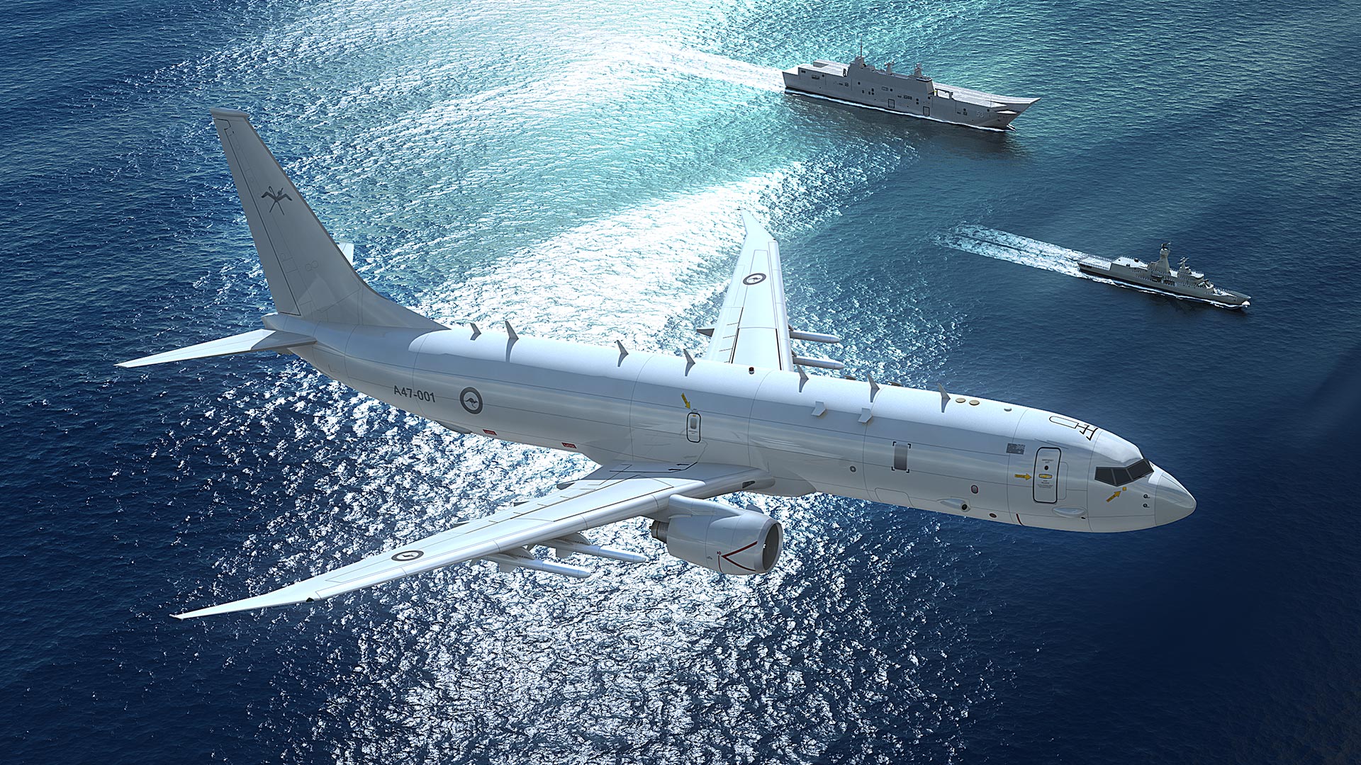 L'Australia invia un aereo da pattugliamento P-8A Poseidon nel Mar Mediterraneo per partecipare all'operazione SEA GUARDIAN 2022