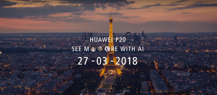 Official renditions of the flagship line of smartphones Huawei P20