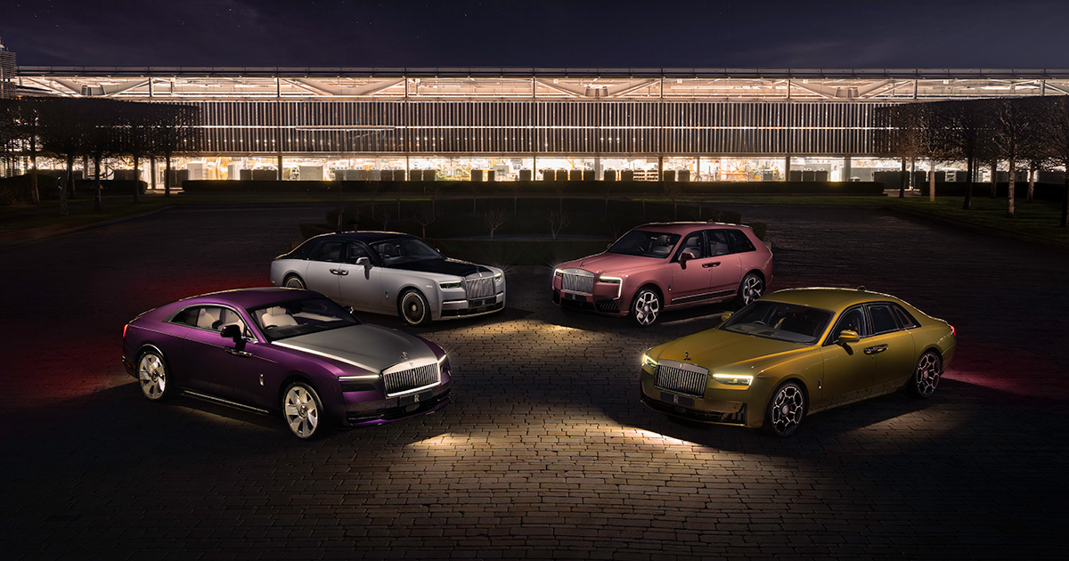 Exclusive: The complete Rolls-Royce range at the gates of the Goodwood factory