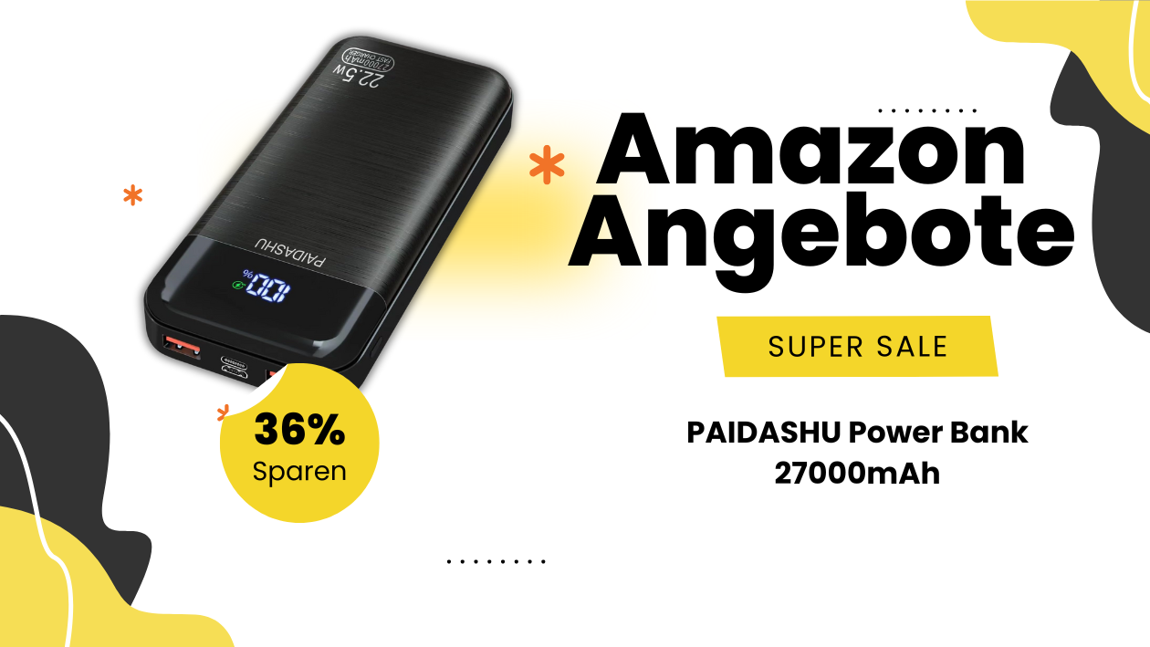 Sichern Sie Sich Den Neusten Rabatt auf PAIDASHU Power Banks!