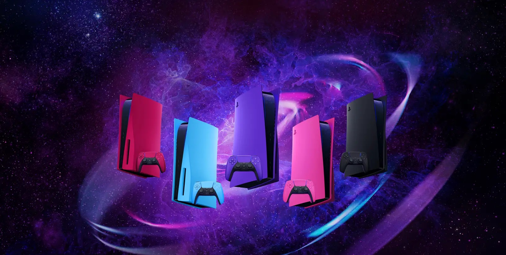 Майже всі кольори веселки: Sony презентувала яскраві змінні панелі для PlayStation 5 та DualSense