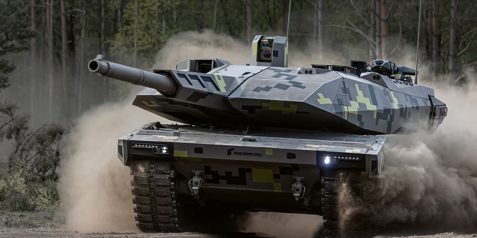 Rheinmetall verhandelt mit der Ukraine über die Lieferung eines ferngesteuerten und mit einer Kamikaze-Drohne ausgestatteten Panzers der neuen Generation Panther KF51