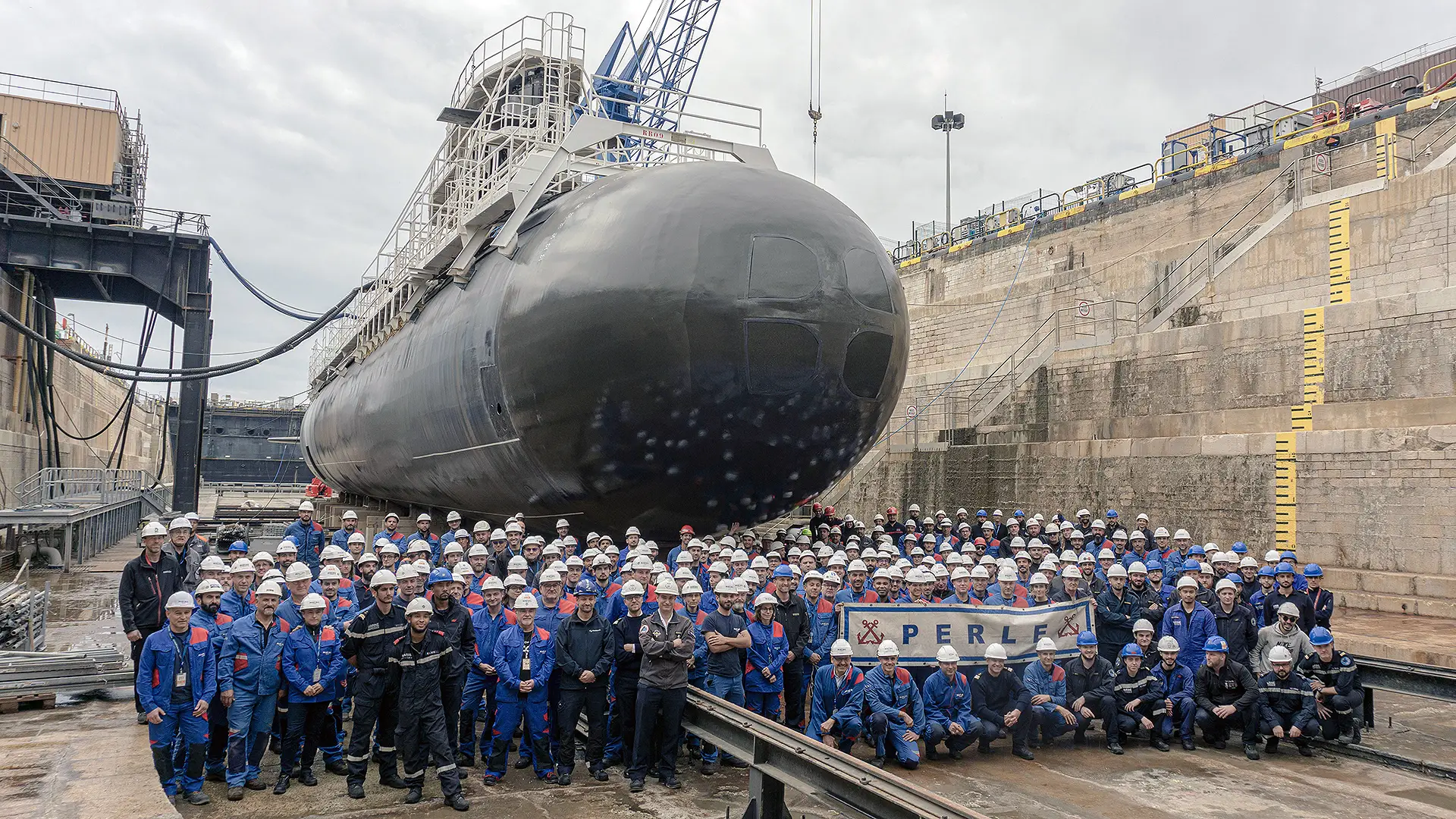 Naval Group a réalisé le tout premier carénage d'un sous-marin à propulsion nucléaire en utilisant une partie d'un autre sous-marin de la même classe.