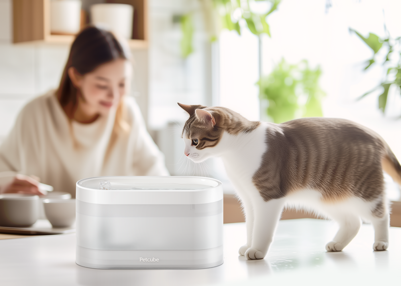 Petcube lancia una fontanella antibatterica per animali domestici