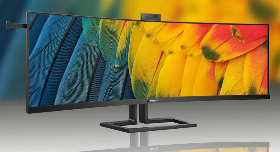 Philips introduces an ultra-wide-angle 5K monitor with a 1500R radius of curvature for £940
