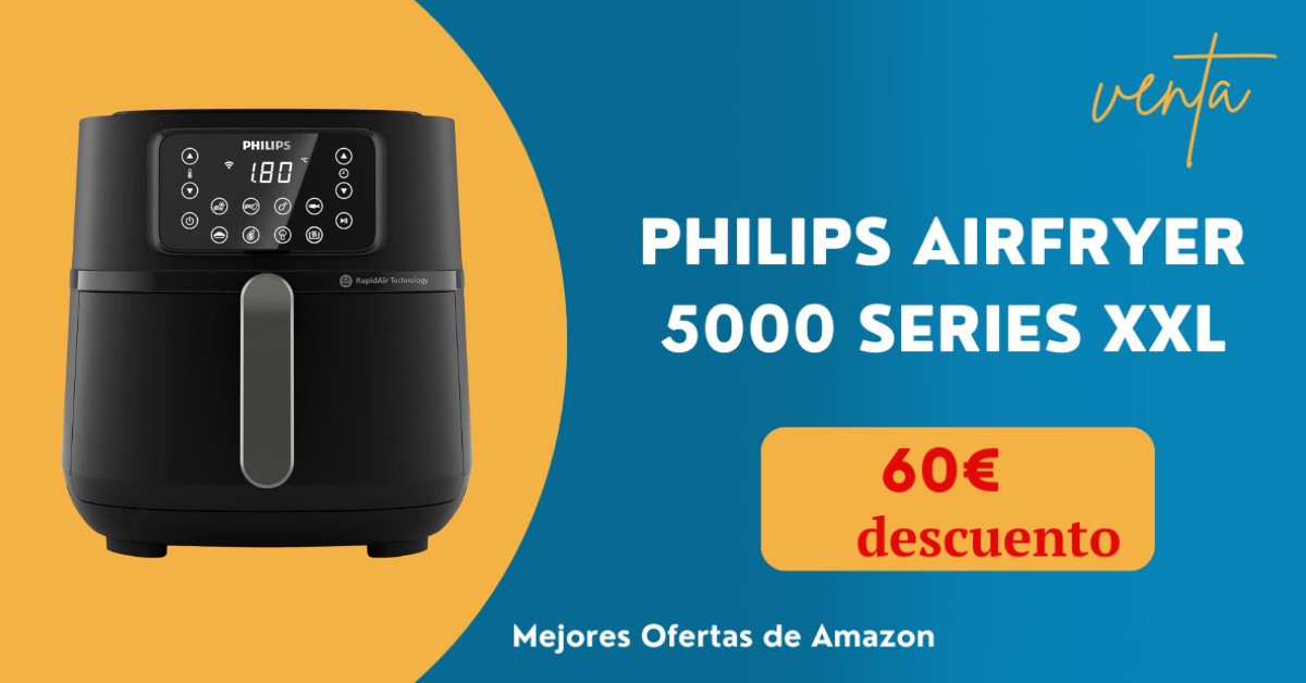 Philips Airfryer 5000 Series XXL con un descuento de 60€!