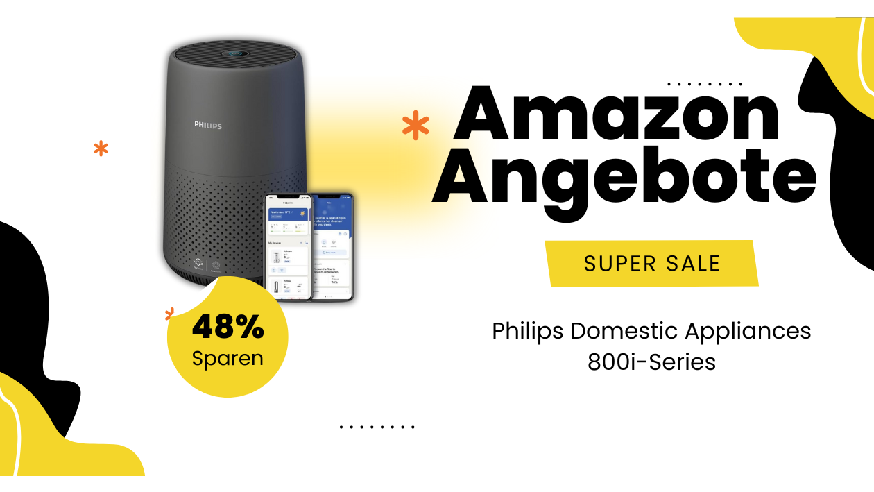 Philips 800i-Series Luftreiniger – Jetzt 86€ reduziert!