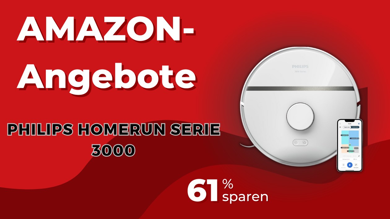 Philips HomeRun Serie 3000 Saug-Wischroboter – Jetzt 305€ günstiger!