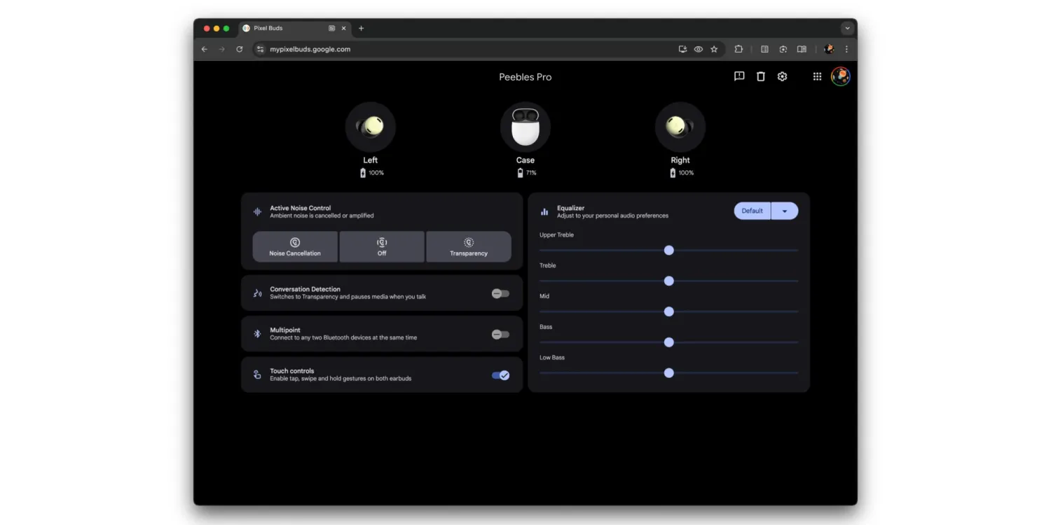 L'applicazione web di Pixel Buds è ora disponibile per Mac e Windows