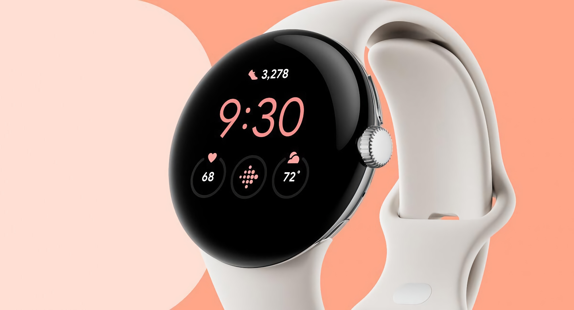 Écran rond, un seul bouton de commande et des supports spéciaux pour les bracelets : Google présente sa smartwatch Pixel Watch.