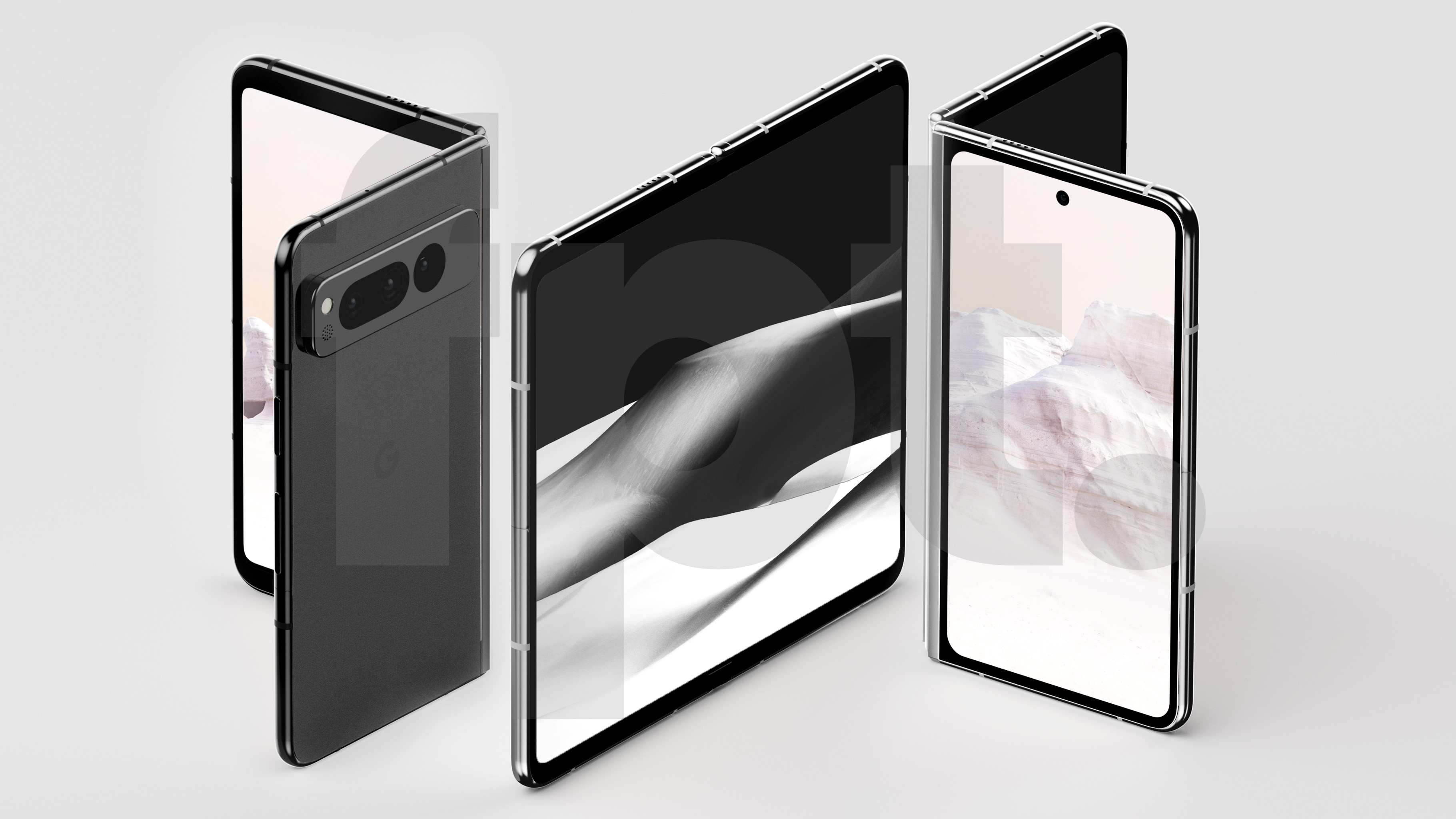 John Prosser a montré à quoi ressemblera le Pixel Fold : Le premier smartphone pliable de Google avec deux écrans, une triple caméra et un prix de 1799 dollars.