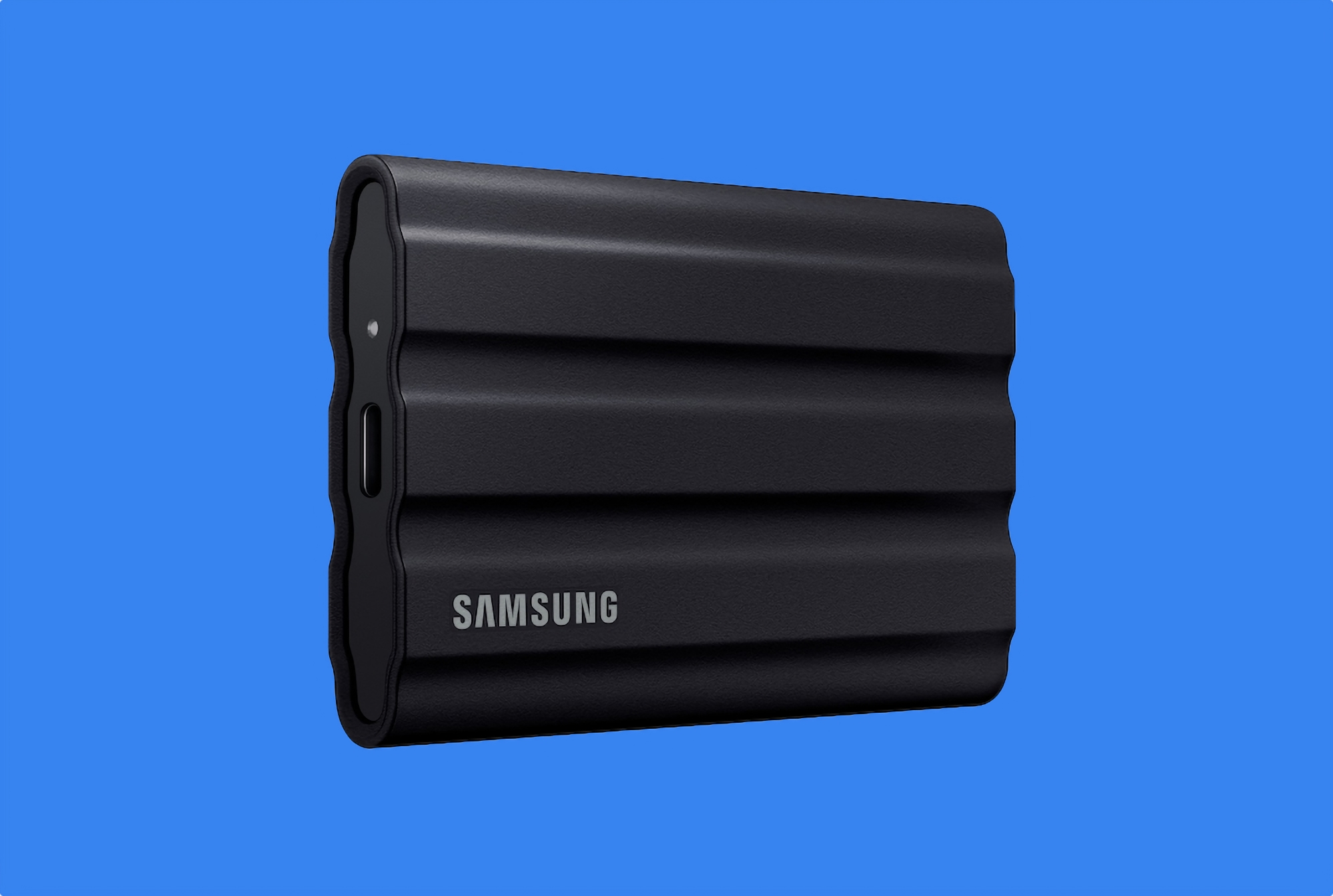 Samsung presenta la nueva unidad SSD portátil T7 Shield de 4 TB