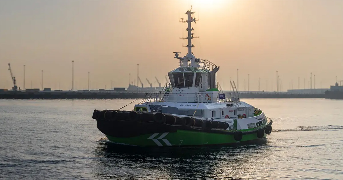 Den kraftigste elektriske slepebåten: Damen RSD-E Tug 2513 har kommet inn i Guinness rekordbok