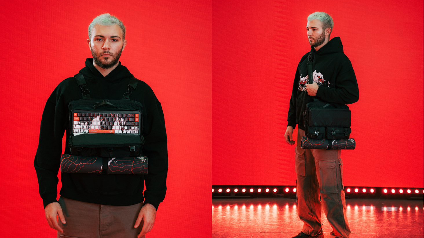 Higround introduced a "bulletproof vest" for gamers that contains a laptop, keyboard, headphones and mouse instead of bullets