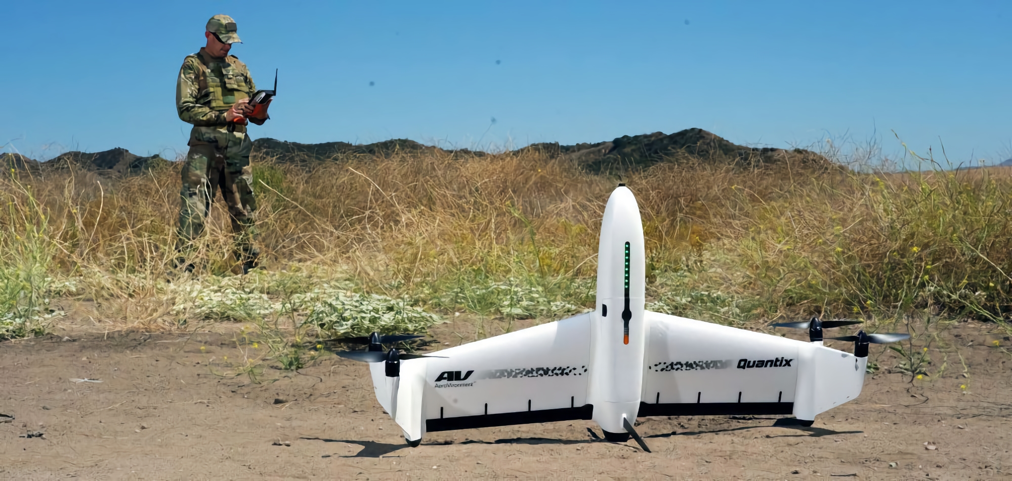 La compagnia americana AeroVironment trasferirà 100 UAV Quantix Recon alle Forze armate e alle truppe