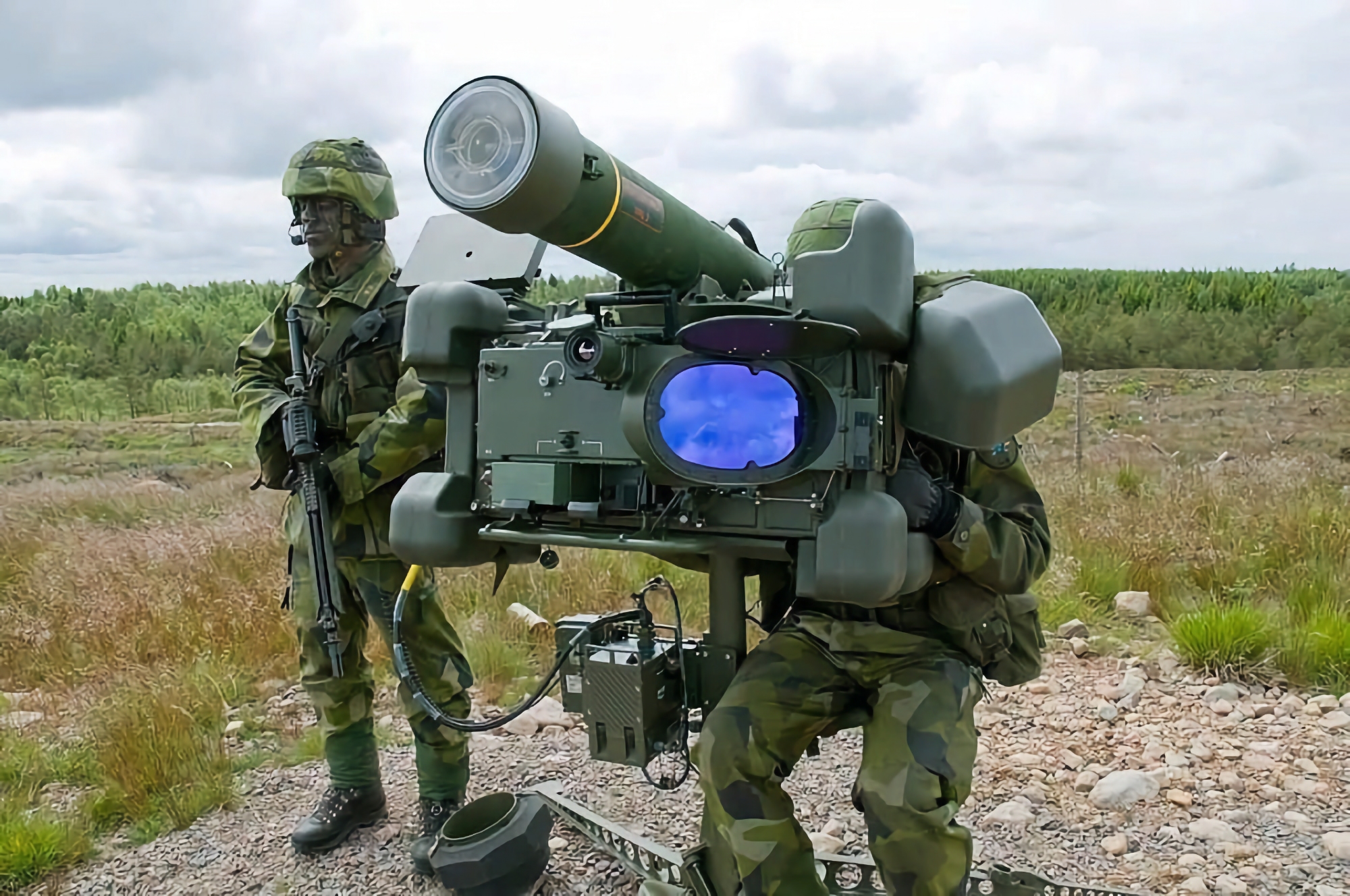 Latvia ordered Saab's RBS 70 NG air defense system with an 8 km target range and Giraffe 1X radars