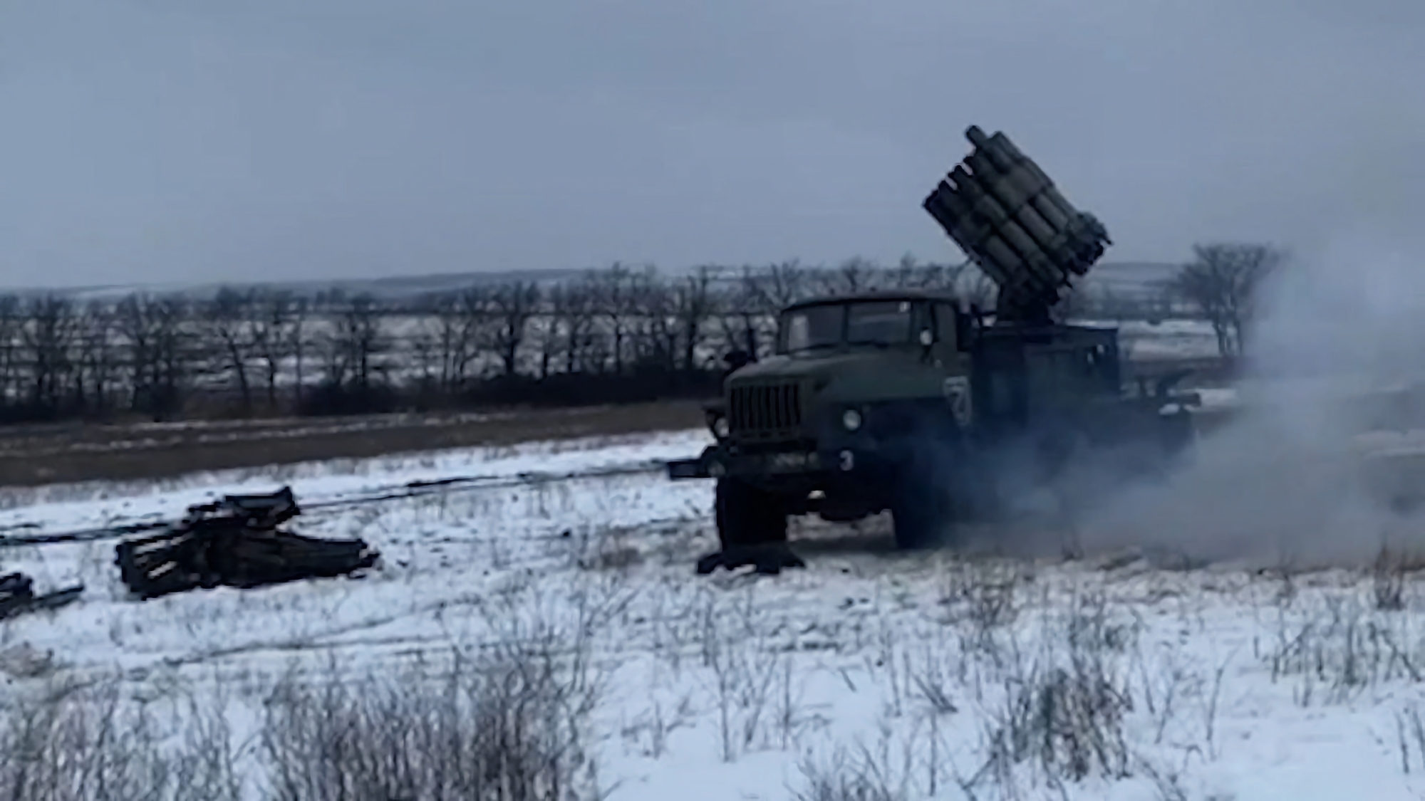 L'AFU ha distrutto un raro bombardiere russo RBU-6000 con l'aiuto dell'artiglieria (video)
