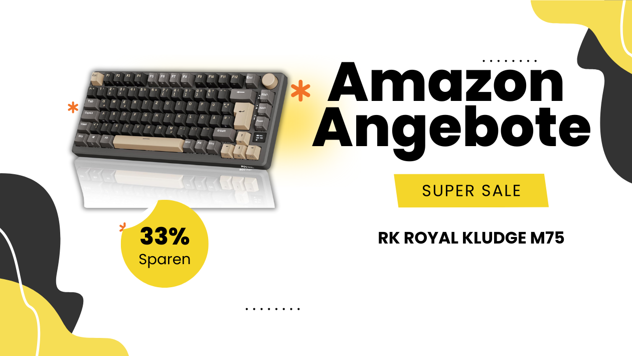 Sonderangebot: RK ROYAL KLUDGE M75 jetzt zu reduzierten Preisen!