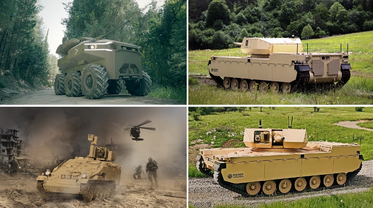 Gran Bretaña prueba el primer tanque robotizado Tipo X, el Wiesel Wingman y los vehículos de combate no tripulados ROBUST con cañones, UAV y misiles Javelin