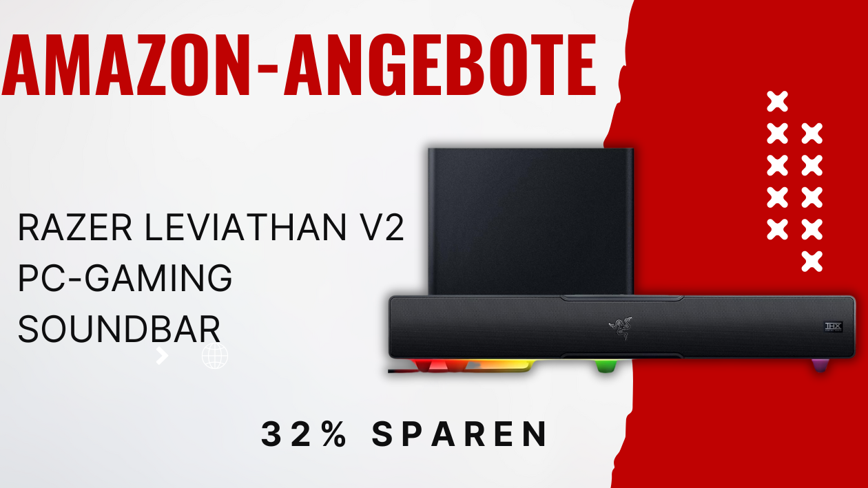 Entdecke den Klangnebel: Razer Leviathan V2 jetzt im Rabatt!