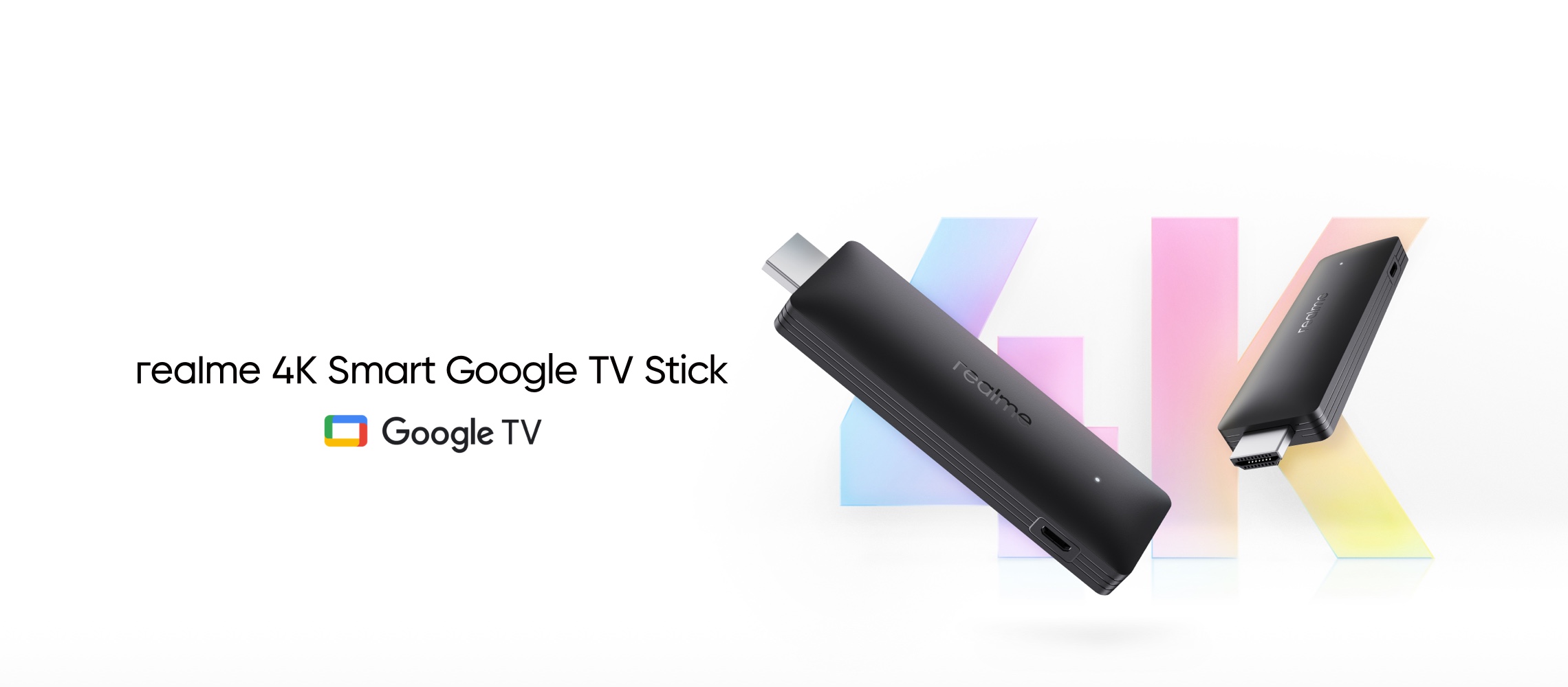 Realme 4K Smart Google TV Stick: Stick-like set-top box with 2GB of RAM, quad-core chip and Google TV on board for $53
