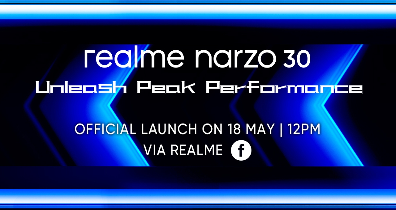 Officially: Realme Narzo 30 with MediaTek Helio G95 chip, 5000 mAh battery and triple camera will be presented on May 18