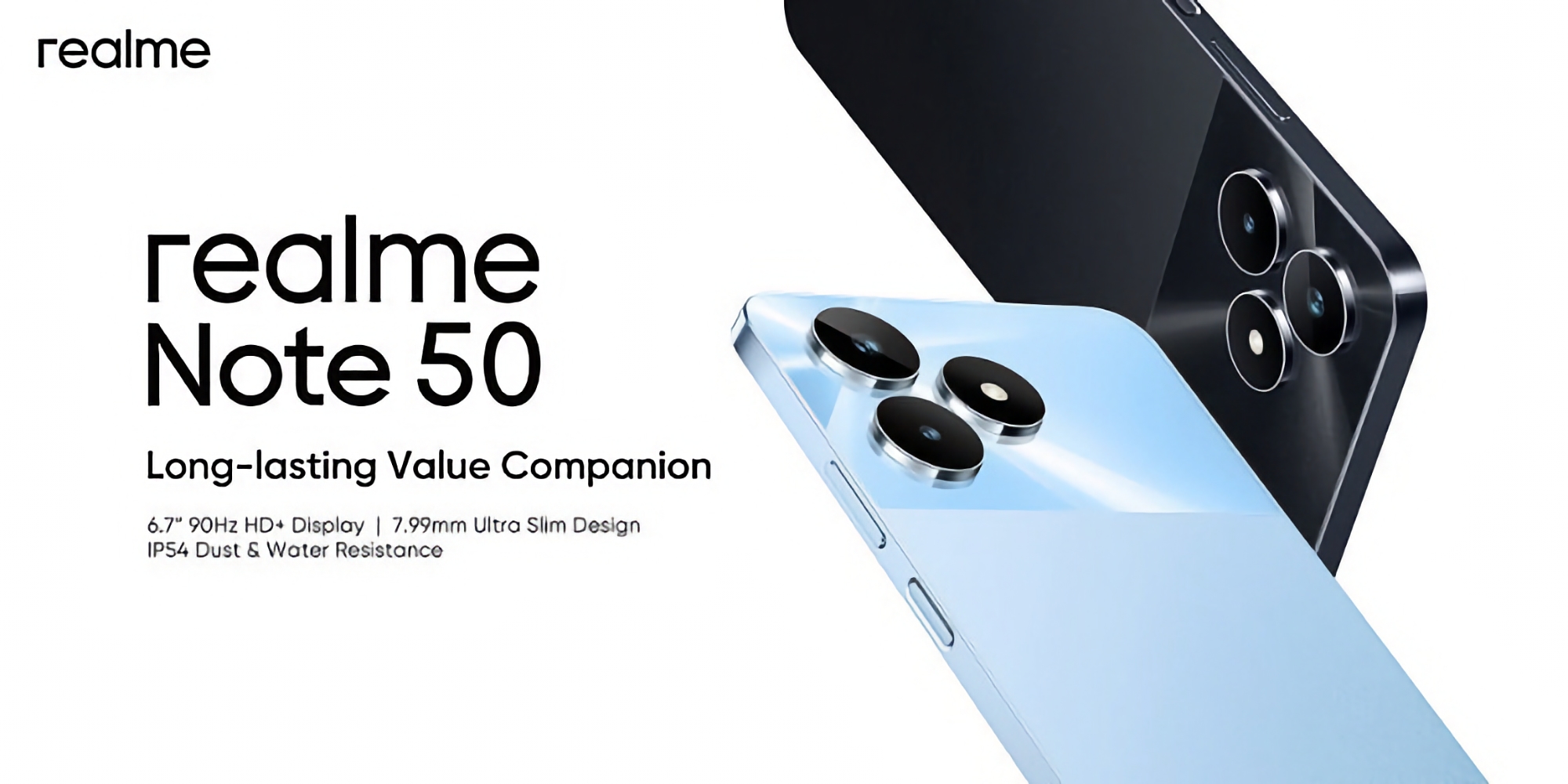 realme Note 50 : le premier smartphone de la nouvelle gamme de l'entreprise
