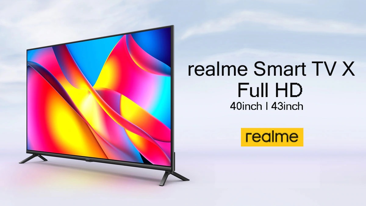 Realme Smart TV X Full HD: Günstiger Fernseher mit dünnen Rahmen, Stereolautsprechern und Android TV 11 für 300 US-Dollar