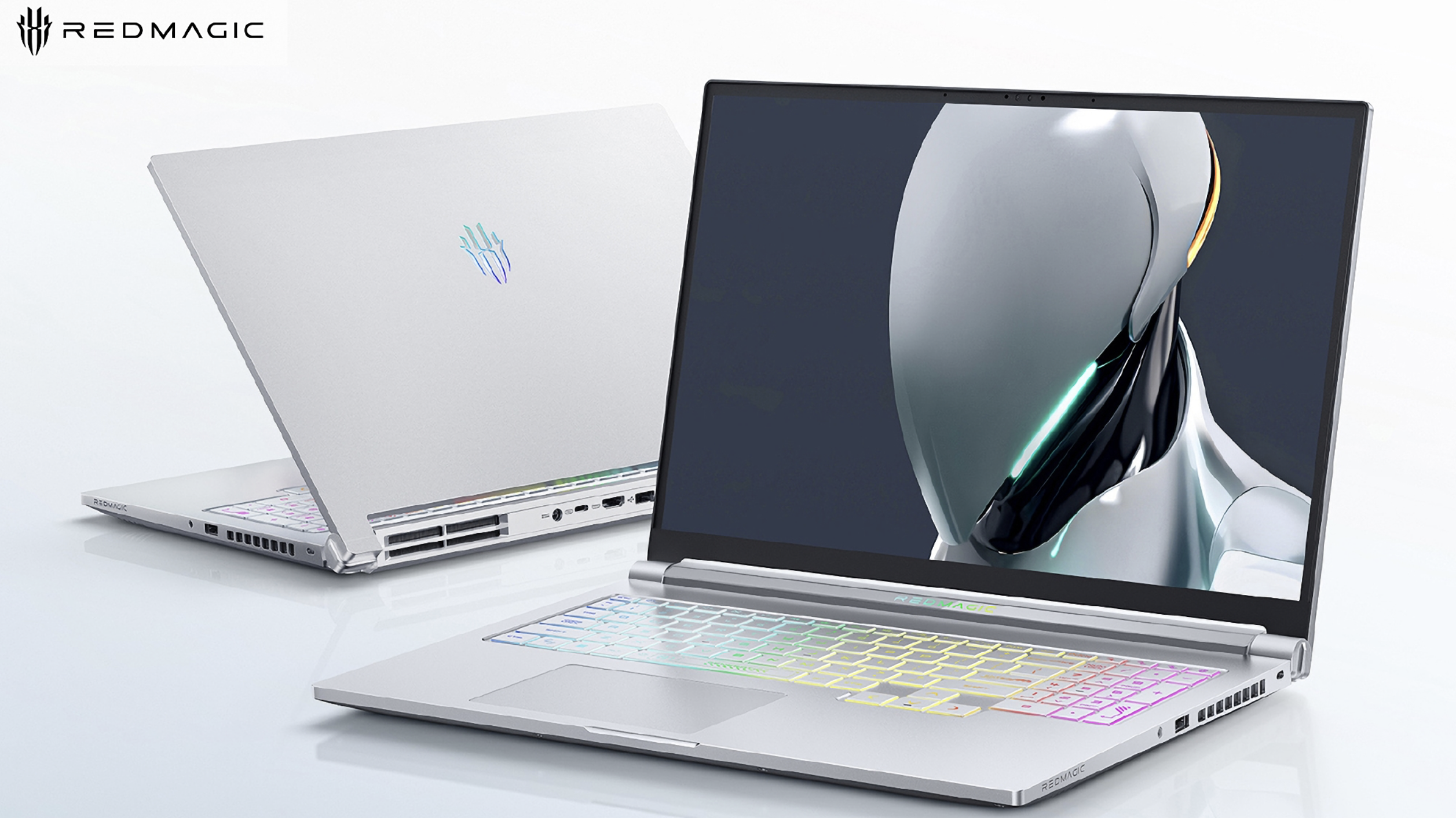 nubia hat eine neue Version des Red Magic 16 Pro Gaming Laptop in Glacier Silver Farbe enthüllt