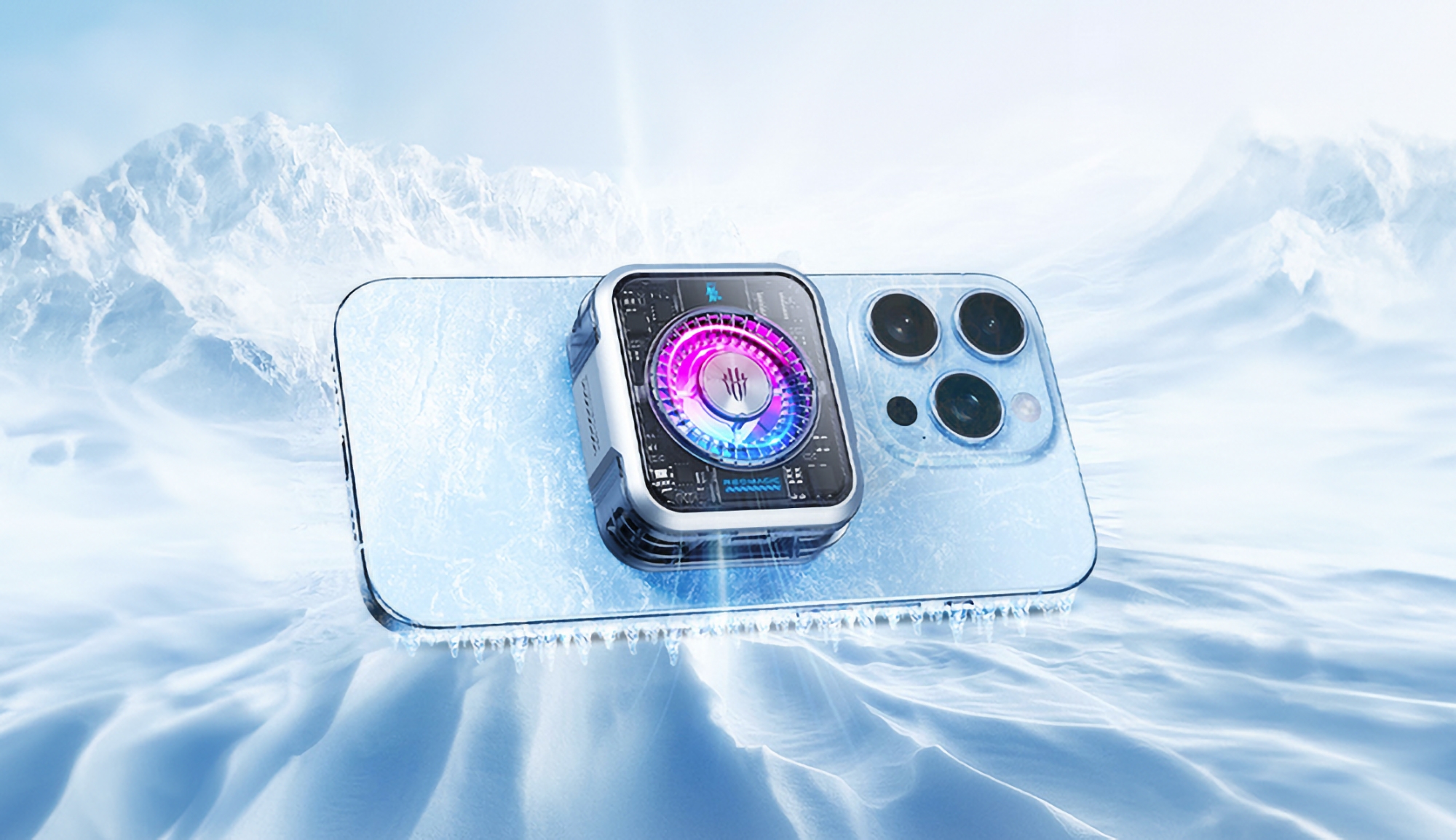 nubia dévoile le Red Magic Cooler 5 Pro : un refroidisseur pour iPhone avec support MagSafe et éclairage RGB
