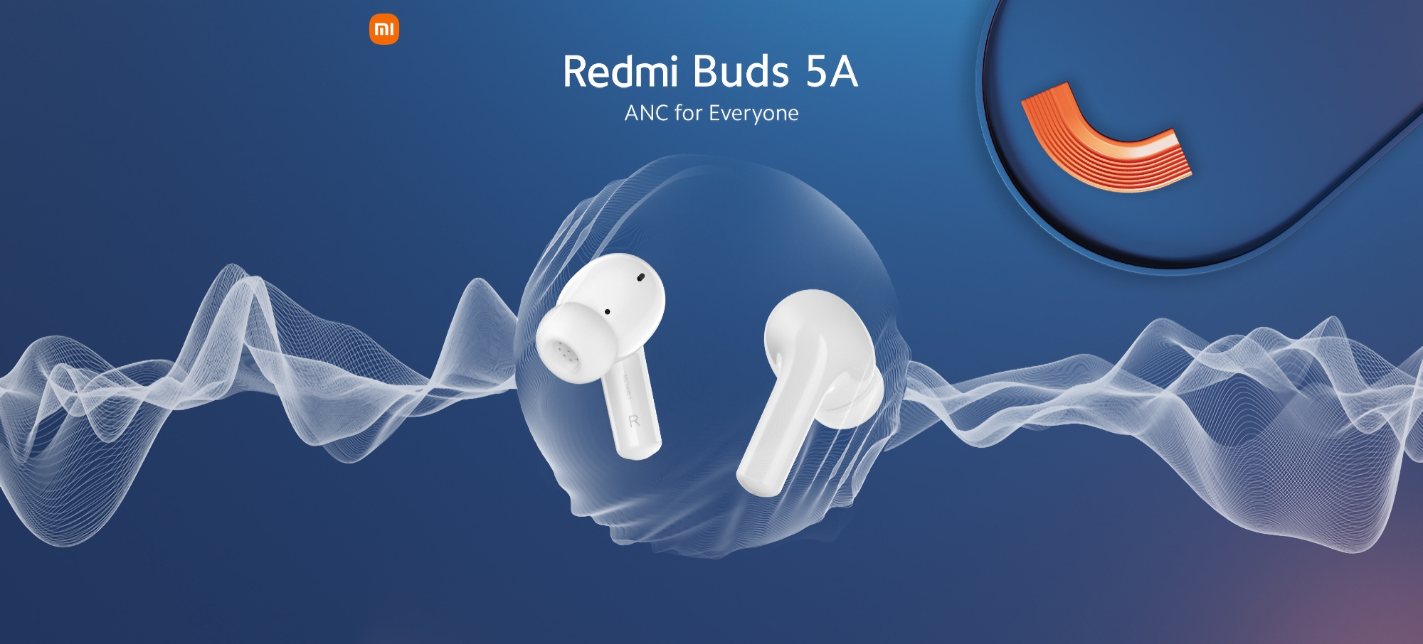 Xiaomi presenterer budsjetthodetelefonene Redmi Buds 5A med ANC og Google Fast Pair-funksjon 23. april.
