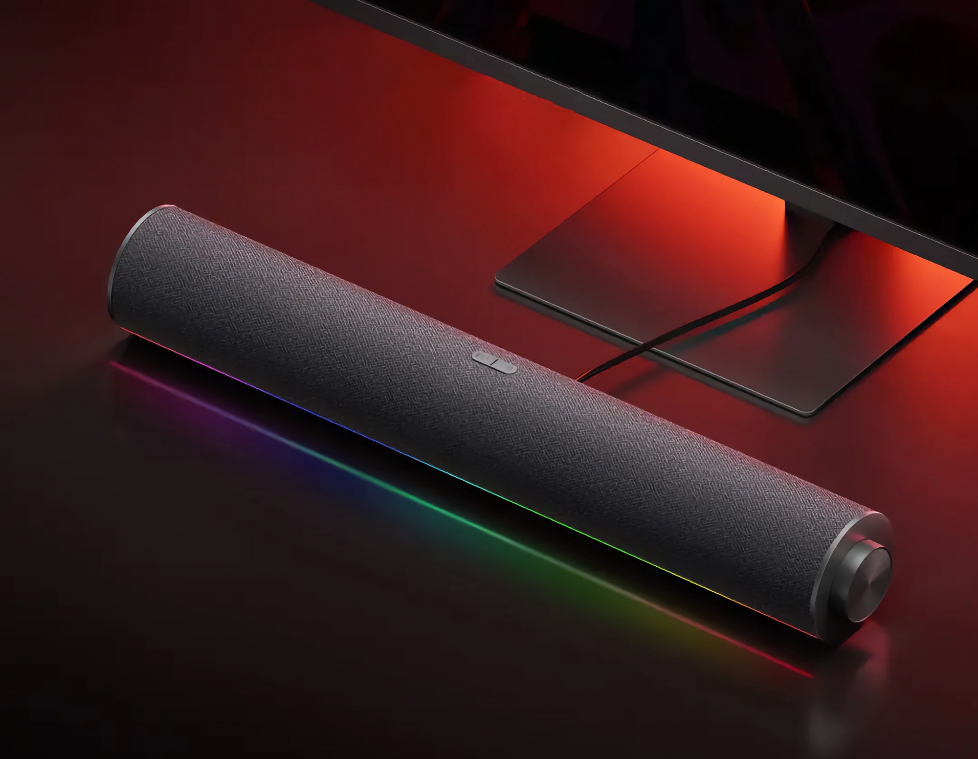 Xiaomi has unveiled Redmi Desktop Speaker with RGB backlighting for $27