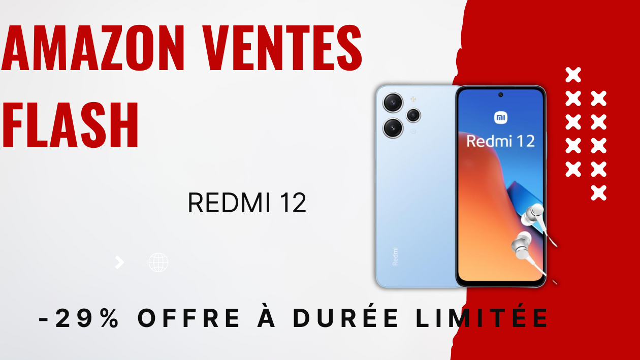 Xiaomi Redmi 12 Smartphone 128Go – 40€ de Réduction Immédiate!