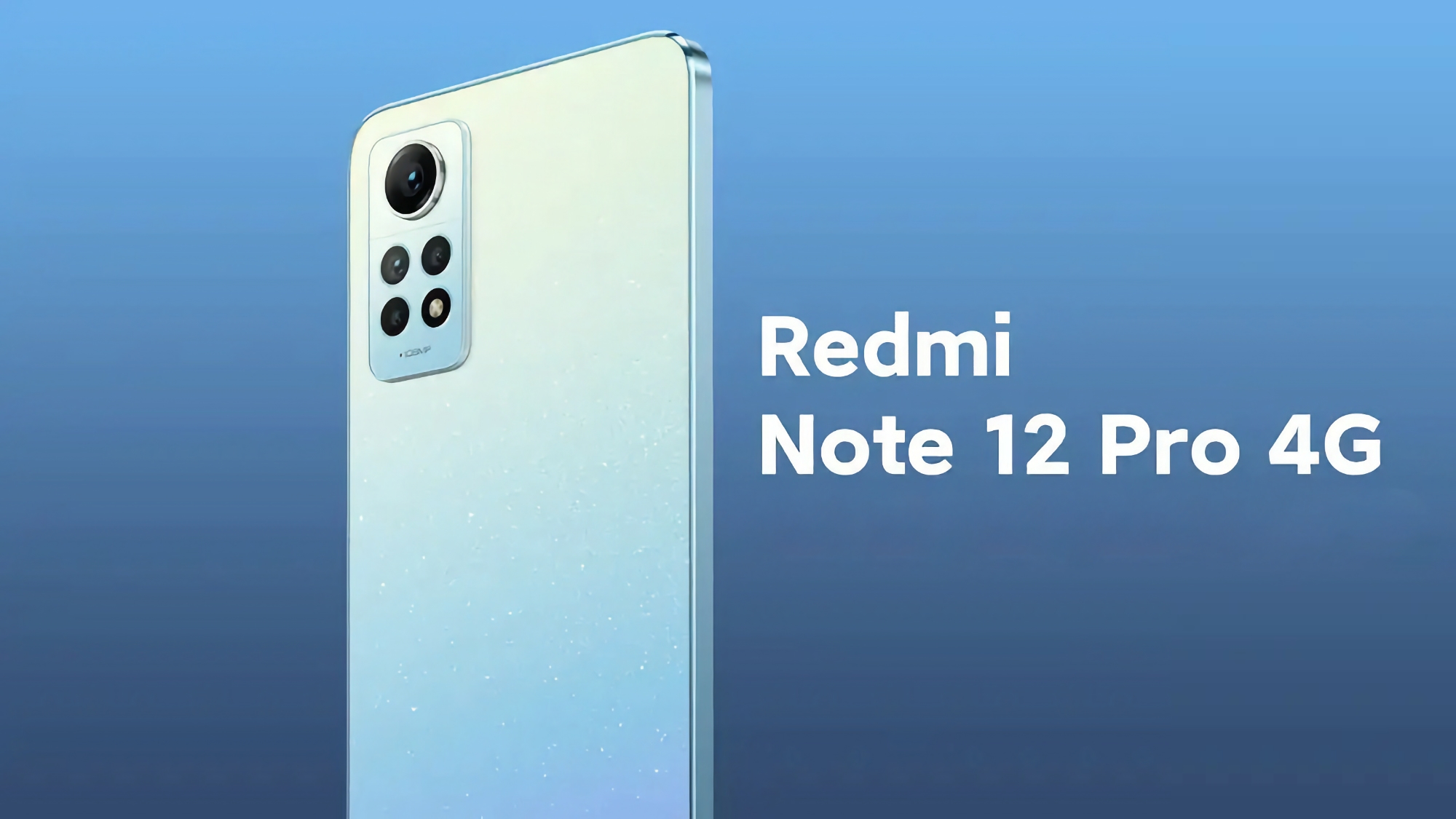 Smartphone Redmi Note 12 Pro 4G