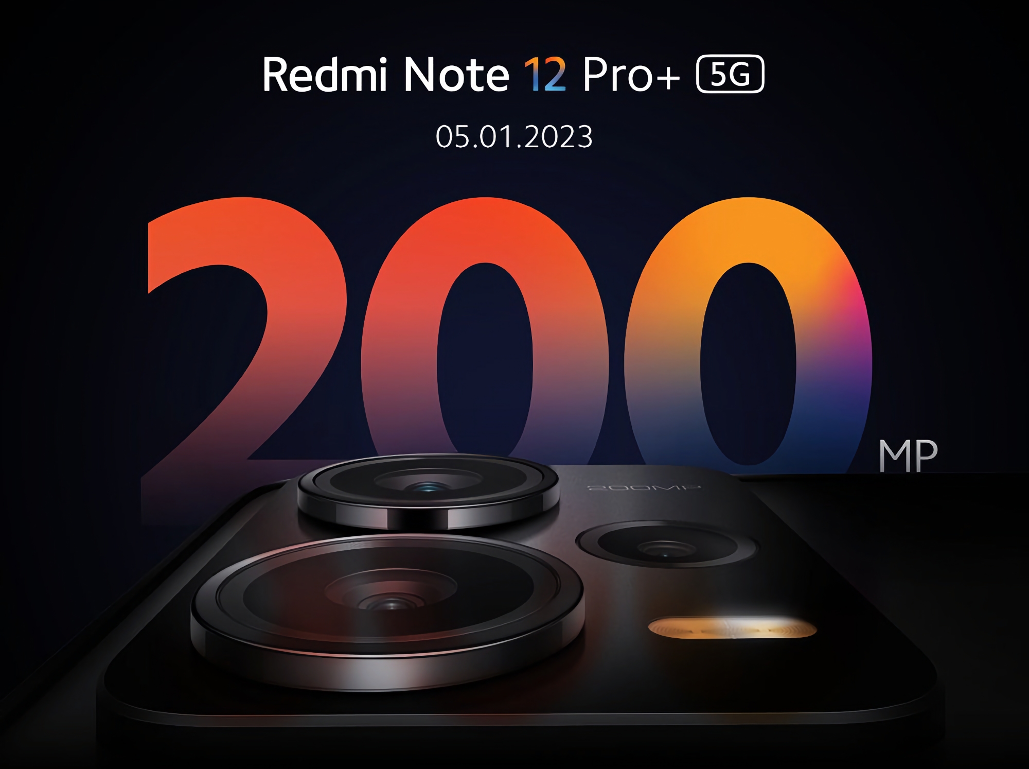 Xiaomi announced the date of the global launch of smartphones Redmi Note 12, Redmi Note 12 Pro and Redmi Note 12 Pro+