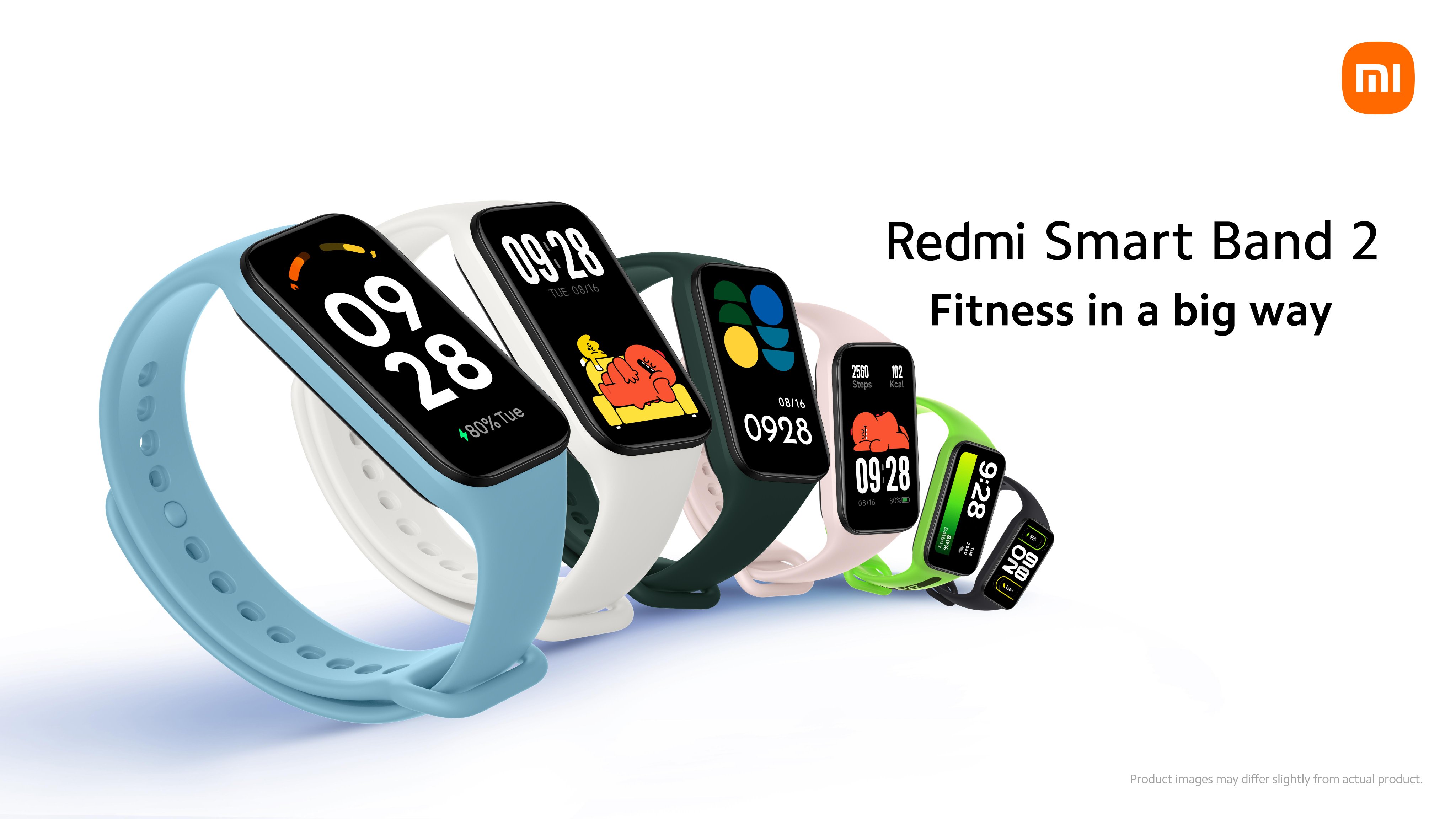Redmi Smart Band 2 debuted globally: smart bracelet with AMOLED screen, heart rate monitor and up to 14-day battery life