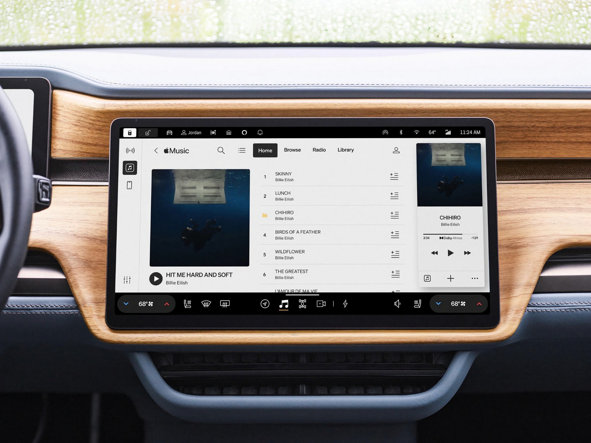 Rivian electric cars get Apple Music support with Spatial Audio technology