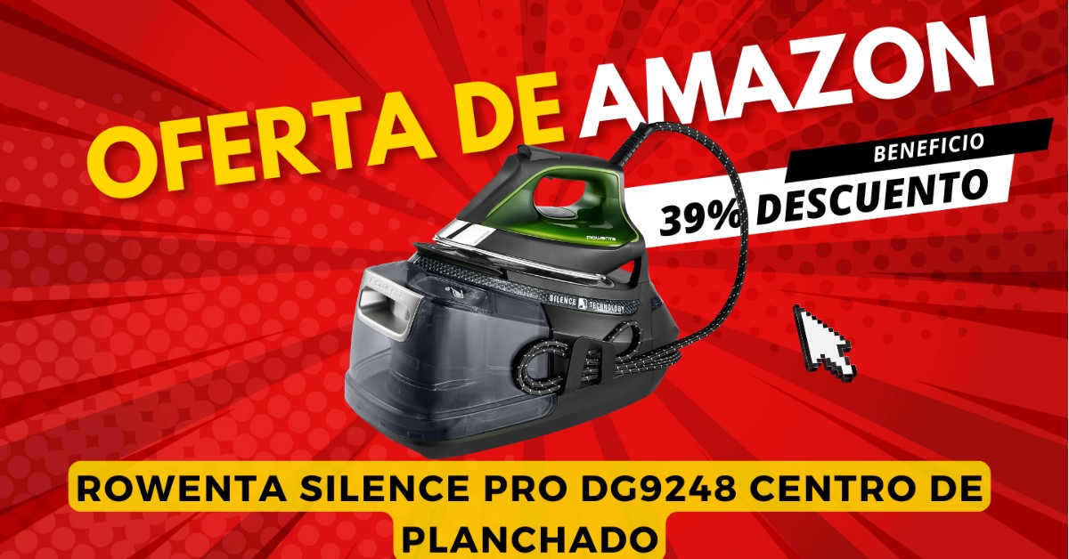 Rowenta Silence Pro DG9248 Centro de Planchado con 150€ de Descuento!No se pierda!